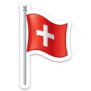 swiss flag sticker