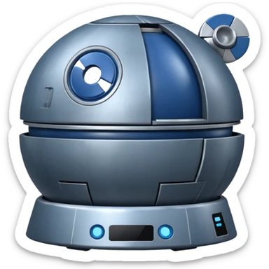 deathstar blueberry fruit berry machine sticker
