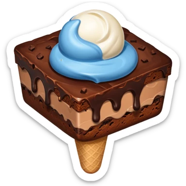 Ben & Jerry's Chocolate Fudge Brownie sticker