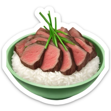 wagyu beef bowl sticker
