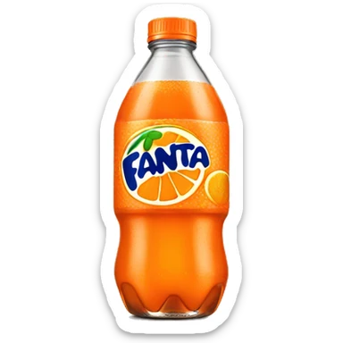 fanta bottle sticker