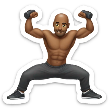 Pushups with one hand sticker