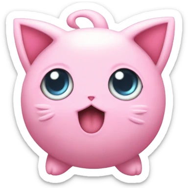 Jigglypuff Pokémon sticker