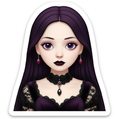 Dark romance sticker