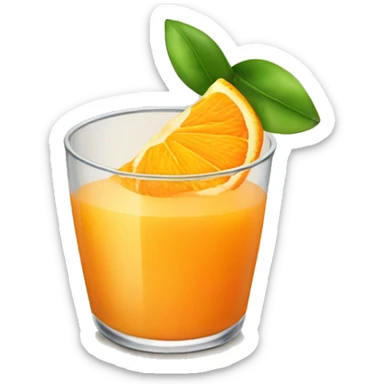 orange juice sticker