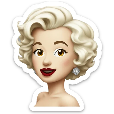Marilyn Monroe sticker