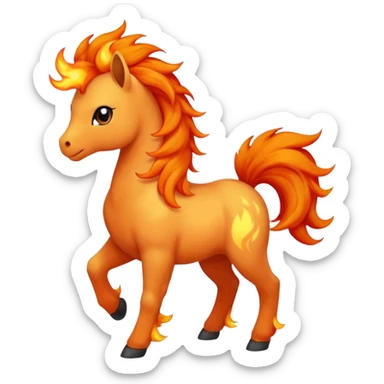 ponyta pokemon sticker