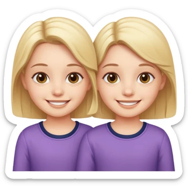 Cute Twins sticker
