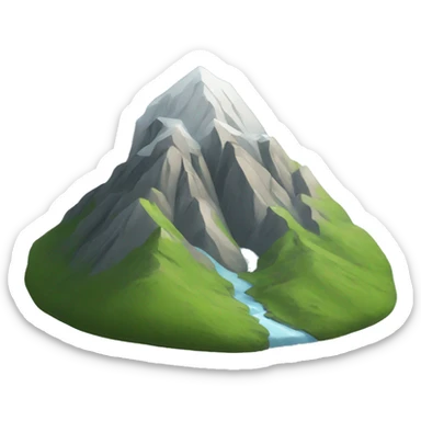 mountain  sticker