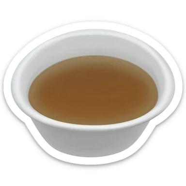 toilet with brown water sticker