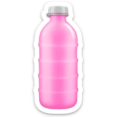 pink water bottle sticker