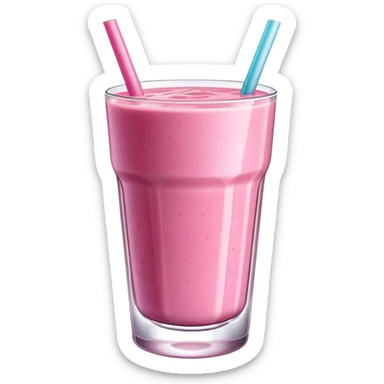 Pink smoothie sticker