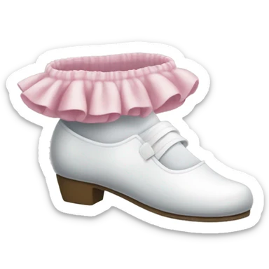 mary jane shoes and frilly white socks sticker