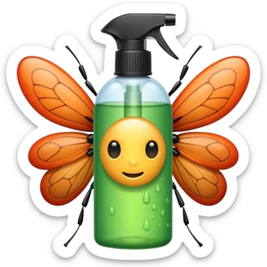 bug spray sticker