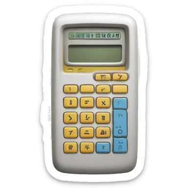Calculator that reads “does not compute” sticker