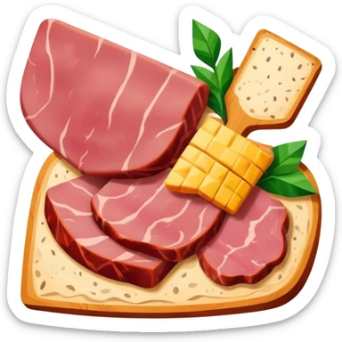 picasso abstract art SPAM MEAT painting sticker