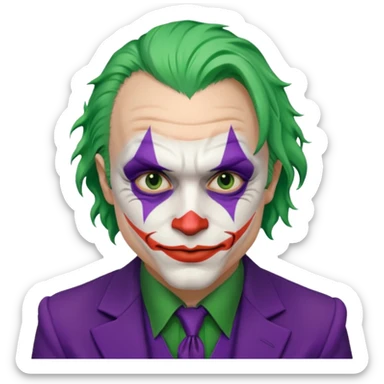 heath ledger joker sticker