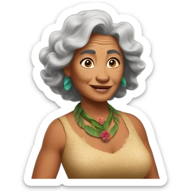 Grand mother Moana Disney  sticker