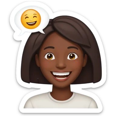 Lufy louthing and a  text pop up saying LOL  sticker