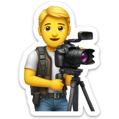 photographer sticker