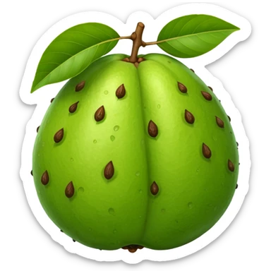 Guava fruit sticker
