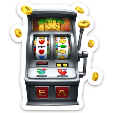 Make a slot machine  sticker