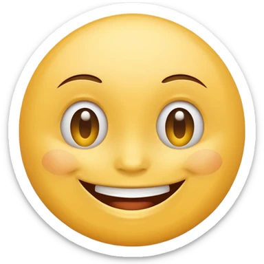 fake smile normal emoji sticker