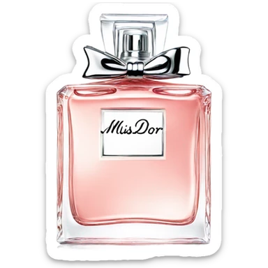 Miss dior perfume sticker