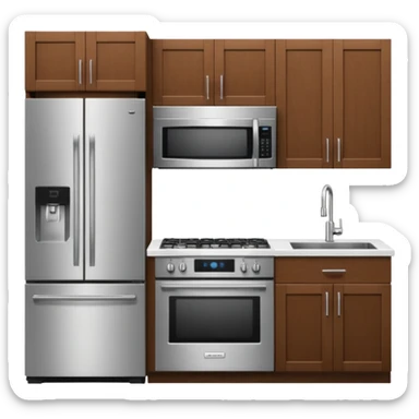 building a new kitchen sticker