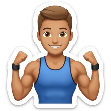 Gym trainer sticker