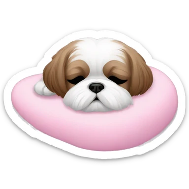 Shih tzu sleeping ZZZ sticker