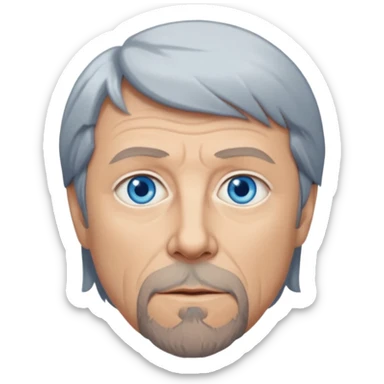 Bjorn Ulvaeus with blue eyes sticker