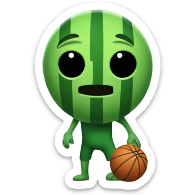 creeper with a basketball sticker