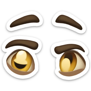 side eye sticker