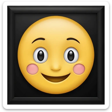 Tu peux crée un Emoji a partir de cette image sticker