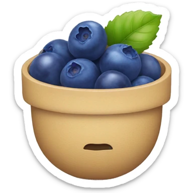 Blueberry sticker