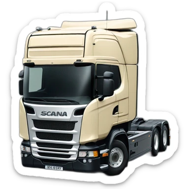 scania v8 sticker