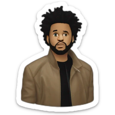 The weeknd after hours album cover sticker