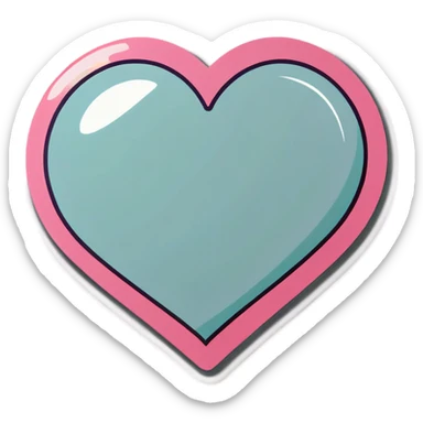Love heart  sticker