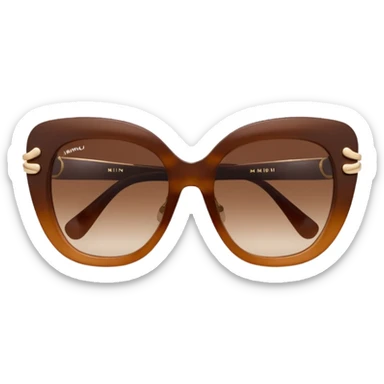 Brown Miumiu Sunglasses sticker