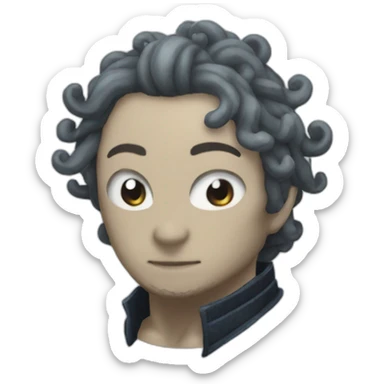 kraken mashup tanjiro sticker