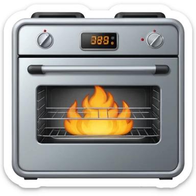 oven sticker