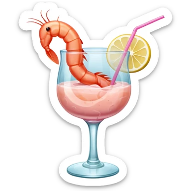shrimp cocktail sticker