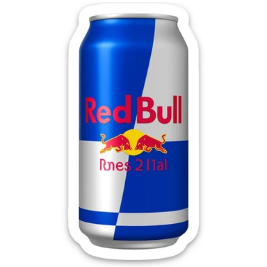 Red bull drink sticker