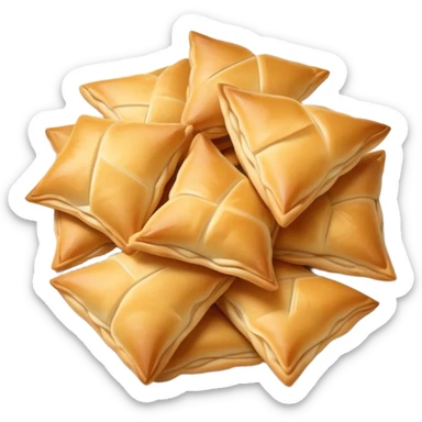 Plate of tiropita sticker