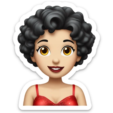 Betty boop sticker