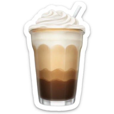  iced latte ￼ sticker