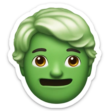 Green cruissant sticker