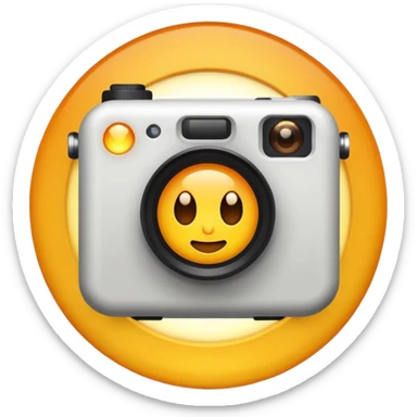 camera flash sticker