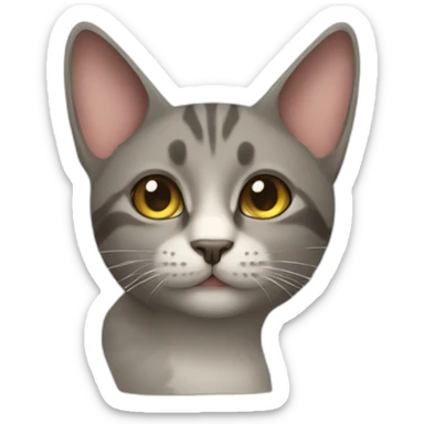 cat manomano sticker